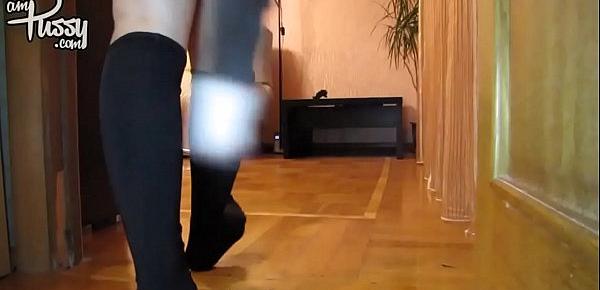  HOMEMADE MASTURBATION VIDEO of teen girl in cat costume